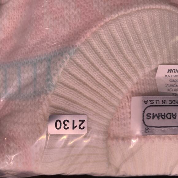 Vintage 90s Womens Sweater Sz M Cottage Pastel Soft Girl Grandma Indie USA Made - Picture 10 of 10